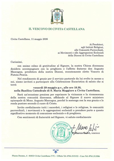 Ordinazione episcopale Mons. Mascagna Augusto